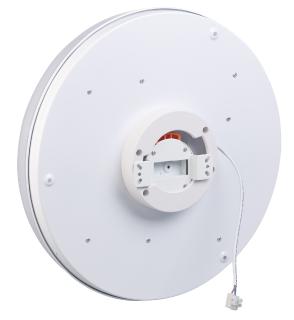 Luminea Home Control RGBW-LED-Deckenleuchte, kompatibel mit Amazon Alexa und Google Assistant