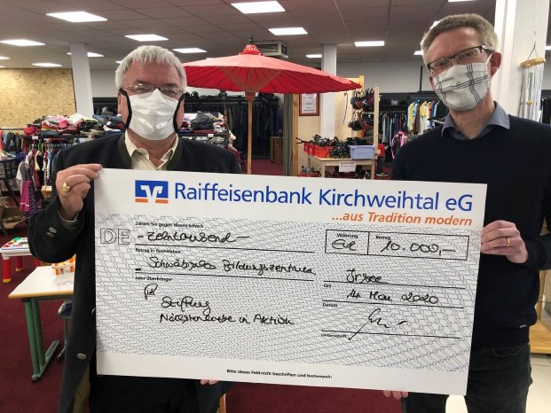 Kloster Irsee unterstützt Nächstenliebe in Aktion - Spendenübergabe 2020....jpg
