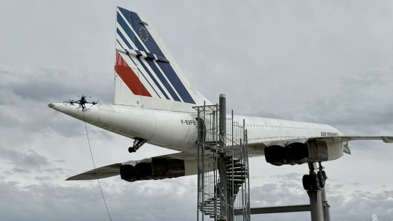 Reinigungsaktion mit Drohne Technik Museen Sinsheim Speyer 2025_concorde.JPG