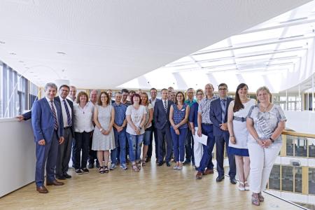 BGV-Jubilare und Vorstand