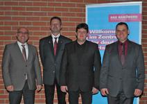 Die neuen Sachverständigen Axel Maier, Reiner schädler und Stephan Grässle sowie Rainer Neth, stellvertretender Hauptgeschäftsführer der Handwerkskammer Reutlingen (v.r.n.l.). Foto: Handwerkskammer