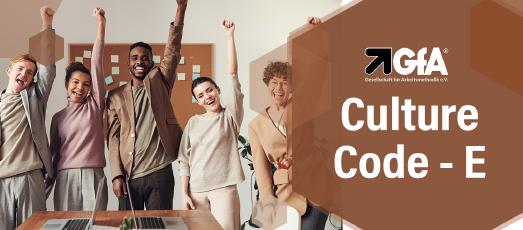Banner zur englischsprachigen Veranstaltung von Culture Code.