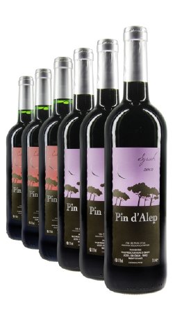 xanthurus - Weinpaket Pin d'Alep Rouge von Les Producteurs Réunis de Cébazan. Rotweine wie .jpg