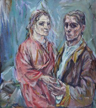 MFolkwang_Frau in Blau_Oskar Kokoschka_Doppelbildnis Oskar Kokoschka und Alma Mahler_1912_300dpi.jpg