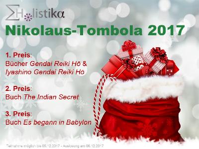 Bis zum 05. Dezember können facebook user noch an der Holistika Nikolaus-Tombola teilnehmen, am 06. Dezember werden tolle Buchpreise verlost!