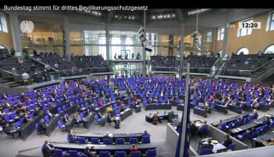 Screenshot der Bundestagsdebatte vom 18.11.2020
© Foto: Deutscher Bundestag/youtube