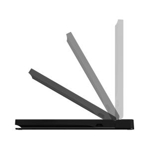 Der Wireless Desk Charger 33066 lässt sich auch durch eine kippbare Halterung inseiner Position verändern