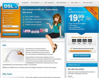 Screenshot DSL.de