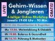 Online. Live. GRATIS: Workshopreihe verbindet Jonglieren mit moderner Gehirnforschung