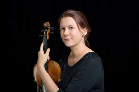 Violinistin Amelie Wüsche (Foto: Saad Hamza)