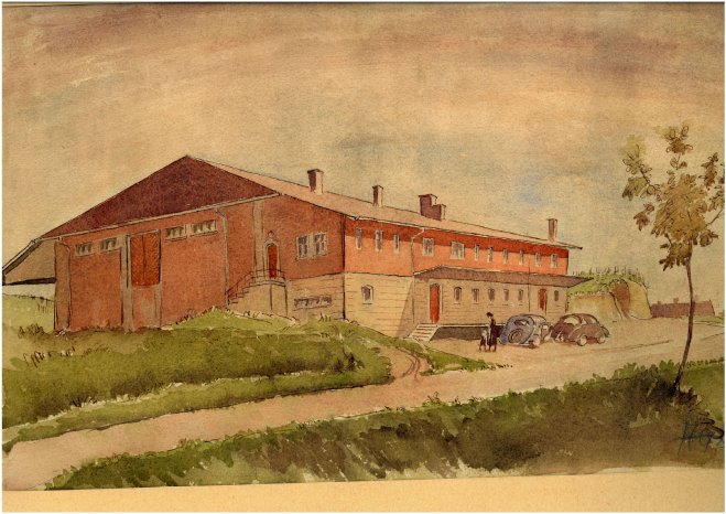 Winzergenossenschaft Oberbergen_Gebäude Zeichnung 1954.jpg