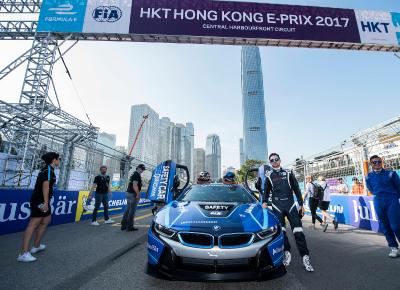 Formel E, Qualcomm BMW i8 Safety Car, Bruno Correia, Hongkong