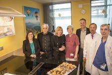 P.v.l.n.r.: Admira Knoll, Wolfgang Kuentzle, Elke Kuentzle, Christiane Pantle, Markus Heming, Prof. Dr. Joachim Kühr, Dr. Alfred Leipold / Bild: Petra Geiger