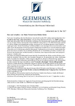 2017-06-10 Harz und Arkadien, Pressemitteilung des Gleimhauses Halbersta....pdf
