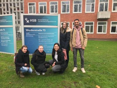 v.l.n.r.: Antonia Glassmacher, Carolin Ziemens, Lida Wahisi, Lea Firscher, Amadou Jaiteh