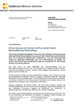 PM_Grüne Damen und Herren künftig wieder fester Bestandteil des Klinikalltags_Koordinatorin.pdf