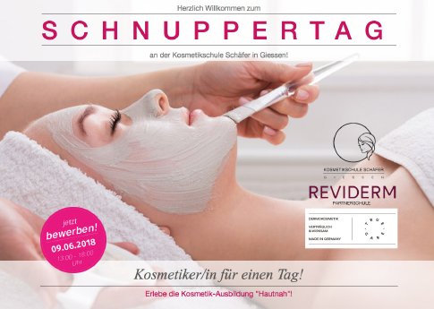 Schnuppertag 2018 - Kosmetikschule Schäfer - Reviderm.jpg