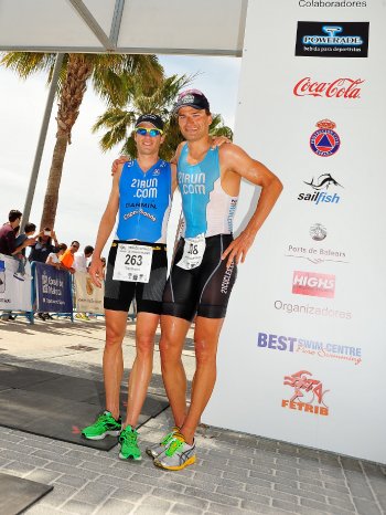 Timo Bracht und Georg Potrebitsch - Olympic Triathlon Mallorca 2012 - Klaus Arendt 003.jpg