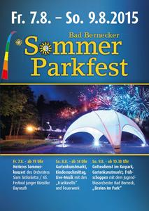 Plakat "Sommer Parkfest"