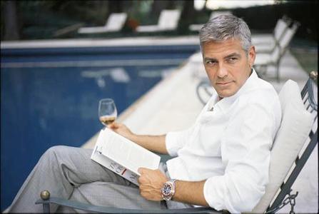 Zu Gast bei George Clooney ? Omega-Fotoshooting mit dem Hollywood-Star