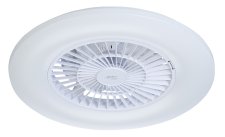 Sichler Haushaltsgeräte 2in1-WLAN-Deckenleuchte & Ventilator VT-960.led, App-Steuerung, CCT-LEDs, Ø 60 cm / Bild: PEARL. GmbH / www.pearl.de