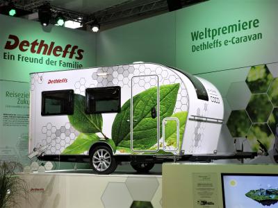 A pure-electric motorhome concept and a caravan that drives itself