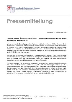 Pressemitteilung_LÄKH plant Meldestelle_Gewalt gegen medizinisches Personal.pdf