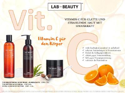 Lab to Beauty - Vitamin C für glatte und strahlende Haut mit Spannkraft