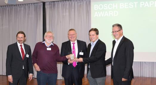 Prof. Dr. Jan Dethloff und Mitautoren erhalten Bosch-Best-Paper-Award