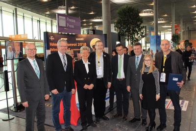 Politische Prominenz Unterstützung für den Konvoi2018 von lks Markus Günther, Alois Gerig, Maria Dhonau, Dieter Goldschmitt, Peter Hauck, Achim Brötel, Tina Last, Thomas Schmies