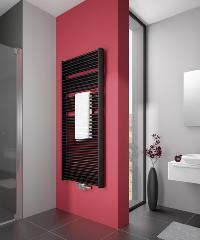 Zeitloses Design, gepaart mit hoher Wärmeleistung und einem günstigen Preis-Leistungs-Verhältnis – der neue Duolino, hier in der Ausführung in onyx / Fotos: Arbonia