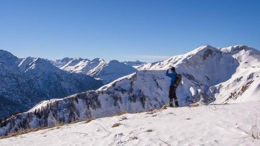 Österreich, Blick auf die Valluga