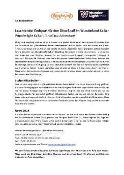 Pressemitteilung - Leuchtender Endspurt für den Dino-Spaß im Wunderland Kalkar.pdf