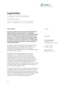 Pressemitteilung »Tageszeiten. Caspar David Friedrich in Hannover«.pdf