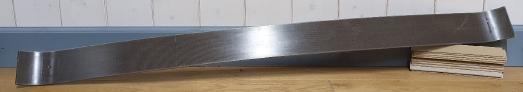 Blattfeder aus Flachsfaser-verstärktem Epoxidharz für das Drehgestell einer Schmalspurbahn, gefertigt bei NOVACOM Verstärkte Kunststoffe GmbH