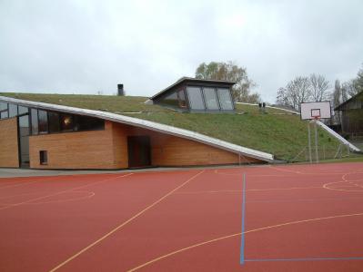 „Sport im Grünen“: Auch viele geneigte Dächer lassen sich in grüne Landschaften verwandeln.