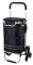 Xcase Klappbarer Treppensteiger-Einkaufstrolley mit Kühlfach, 46 l, 25 kg