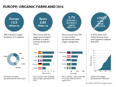 In 2016, almost 0.85 million hectares more were reported compared with 2015
