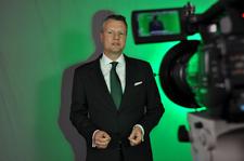 Professor Marc Oliver Opresnik beim Video-Dreh / Foto: Pressestelle FH Lübeck