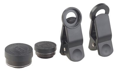 Somikon 3in1-Premium-Vorsatz-Linsen-Set CVL-163 mit Super-Weitwinkel, Makro, Fischauge