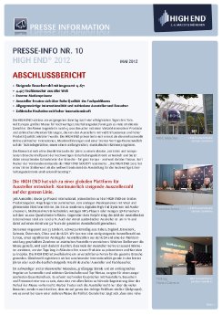 Presse-Information Nr.10 - Abschlussbericht - HIGH END 2012.pdf