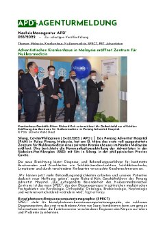 APD_055_2022_Adventistisches Krankenhaus in Malaysia eröffnet Zentrum für Nuklearmedizin.pdf