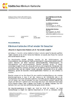 PM_Klinikum Karlsruhe öffnet wieder für Besucher.pdf