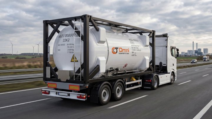 TÜV SÜD begleitete OCT bei der weltweit ersten IMDG-Zulassung eines ISO-Kohlefaserverbundtanks