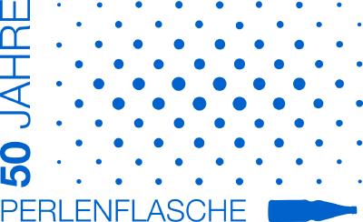 Logo 50 Jahre Perlenflasche