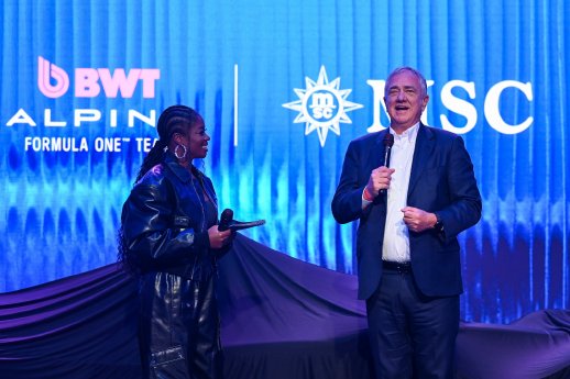 2. MSC Cruises Executive Chairman Pierfrancesco Vago with host Clara Amfo.jpeg