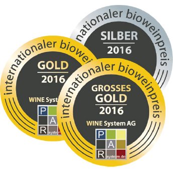 WINE System AG - Die drei Bioweinpreis - Medaillen 2016.jpg