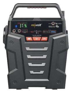 revolt Solar-Konverter & Powerbank HSG-750, 75 Ah, je 1x 230 V, QC 3.0 & USB, 2x 12 V / Bild: PEARL.GmbH / www.pearl.de