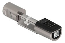 VisorTech Elektronischer Tür-Schließzylinder TSZ-520.ip, Transponder, Bluetooth & App, IP65