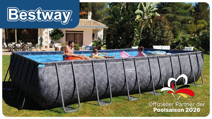 Bestway® präsentiert die Pool-Trends 2026: Mehr Komfort durch smarte Technik